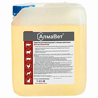 Средство дезинфицирующее для ветеринарии 5 л, АЛМАВЕТ, концентрат, АЛВЕТ-8001 фото Средство дезинфицирующее для ветеринарии 5 л, АЛМАВЕТ, концентрат, АЛВЕТ-8001