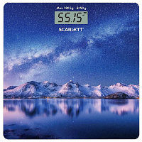Весы напольные SCARLETT SC-BS33E022, электронные, вес до 180 кг, квадратные, стекло, звездное небо фото Весы напольные SCARLETT SC-BS33E022, электронные, вес до 180 кг, квадратные, стекло, звездное небо