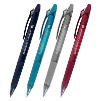 Ручка гелевая стираемая автоматическая BRAUBERG "X-ERASE RT MORANDI COLOR", СИНЯЯ, пишущий узел 0,7 мм, линия письма 0,5 мм, 144425