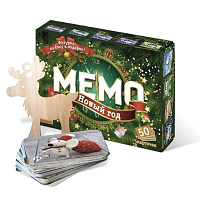 Игра настольная МЕМО "Новый год" + подвес на ёлку в комплекте, 50 карточек, НЕСКУЧНЫЕ ИГРЫ, 8033 фото Игра настольная МЕМО "Новый год" + подвес на ёлку в комплекте, 50 карточек, НЕСКУЧНЫЕ ИГРЫ, 8033