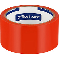 Клейкая лента упаковочная OfficeSpace, 48мм*40м, 45мкм, оранжевая, ШК фото Клейкая лента упаковочная OfficeSpace, 48мм*40м, 45мкм, оранжевая, ШК