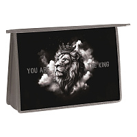 Папка для труда 2 отделения, А4, ArtSpace "King", пластик, на молнии фото Папка для труда 2 отделения, А4, ArtSpace "King", пластик, на молнии