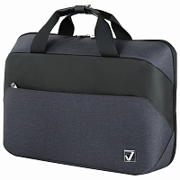 Сумка портфель BRAUBERG MODERN с отделением для ноутбука 15-16", откидная крышка, серая, 29х42х11 см, 270828 фото Сумка портфель BRAUBERG MODERN с отделением для ноутбука 15-16", откидная крышка, серая, 29х42х11 см, 270828