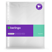 Папка-вкладыш с перфорацией Berlingo "Squares", А4, 30мкм, рельефная текстура, матовая фото Папка-вкладыш с перфорацией Berlingo "Squares", А4, 30мкм, рельефная текстура, матовая