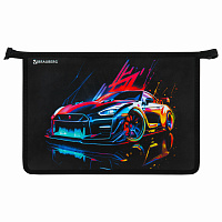 Папка для труда на молнии BRAUBERG А4, 2 отделения, органайзер, "Neon drift", 272213 фото Папка для труда на молнии BRAUBERG А4, 2 отделения, органайзер, "Neon drift", 272213