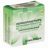 Пластырь фиксирующий Leiko plaster 2х500 см нетканая основа фото Пластырь фиксирующий Leiko plaster 2х500 см нетканая основа