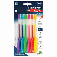 Ручки гелевые PENSAN "Neon Gel", НАБОР 6 ЦВЕТОВ, узел 1 мм, линия письма 0,5 мм, 2290/B6 фото Ручки гелевые PENSAN "Neon Gel", НАБОР 6 ЦВЕТОВ, узел 1 мм, линия письма 0,5 мм, 2290/B6