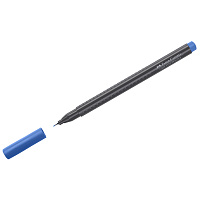Ручка капиллярная (линер) FABER-CASTELL "Grip Finepen", СИНЯЯ, трехгранная, корпус черный, 0,4 мм, 151651 фото Ручка капиллярная (линер) FABER-CASTELL "Grip Finepen", СИНЯЯ, трехгранная, корпус черный, 0,4 мм, 151651