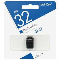 Флеш-диск 32 GB, SMARTBUY Art, USB 2.0, черный, SB32GBAK фото Флеш-диск 32 GB, SMARTBUY Art, USB 2.0, черный, SB32GBAK