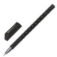 Ручка шариковая масляная BRAUBERG "Orient", ЧЕРНАЯ, корпус черный, игольчатый узел 0,7 мм, линия письма 0,35 мм, 143000 фото Ручка шариковая масляная BRAUBERG "Orient", ЧЕРНАЯ, корпус черный, игольчатый узел 0,7 мм, линия письма 0,35 мм, 143000