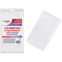 Салфетка из МИКРОФИБРЫ 40х80 см, WHITE ULTRA DENSE OVERLOCK, белая, 280 г/м2, LAIMA HOME, 608227 фото Салфетка из МИКРОФИБРЫ 40х80 см, WHITE ULTRA DENSE OVERLOCK, белая, 280 г/м2, LAIMA HOME, 608227