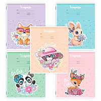 Тетрадь 12 л. ЮНЛАНДИЯ, линия, обложка картон, BE CUTE, 107285 фото Тетрадь 12 л. ЮНЛАНДИЯ, линия, обложка картон, BE CUTE, 107285