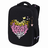 Ранец BRAUBERG LIGHT, 1 отделение, с брелоком, "Shining heart", фольгированная печать, 36х26х13 см, 272029 фото Ранец BRAUBERG LIGHT, 1 отделение, с брелоком, "Shining heart", фольгированная печать, 36х26х13 см, 272029