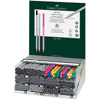 Карандаш ч/г Faber-Castell "Grip 2001" трехгранный, заточен., дисплей фото Карандаш ч/г Faber-Castell "Grip 2001" трехгранный, заточен., дисплей