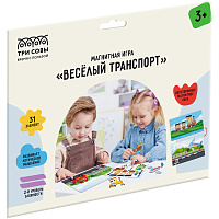 Игра развивающая на магнитах ТРИ СОВЫ "Веселый транспорт", 31 эл. фото Игра развивающая на магнитах ТРИ СОВЫ "Веселый транспорт", 31 эл.