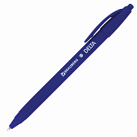 Ручка шариковая масляная автоматическая BRAUBERG "Delta", СИНЯЯ, soft-touch, узел 0,7 мм, линия письма 0,35 мм, 143339, OBPR365 фото Ручка шариковая масляная автоматическая BRAUBERG "Delta", СИНЯЯ, soft-touch, узел 0,7 мм, линия письма 0,35 мм, 143339, OBPR365