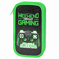 Пенал ЮНЛАНДИЯ, 2 отделения, ламинированный картон, конгрев, 19х11 см, "Gaming", 272294 фото Пенал ЮНЛАНДИЯ, 2 отделения, ламинированный картон, конгрев, 19х11 см, "Gaming", 272294