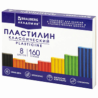 Пластилин классический BRAUBERG "АКАДЕМИЯ КЛАССИЧЕСКАЯ", 8 цветов, 160 г, стек, ВЫСШЕЕ КАЧЕСТВО, 106500 фото Пластилин классический BRAUBERG "АКАДЕМИЯ КЛАССИЧЕСКАЯ", 8 цветов, 160 г, стек, ВЫСШЕЕ КАЧЕСТВО, 106500