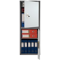 Шкаф металлический для документов AIKO "SL-125/2Т" ГРАФИТ, 1252х460х340 мм, 31 кг, сварной, S10799132502 фото Шкаф металлический для документов AIKO "SL-125/2Т" ГРАФИТ, 1252х460х340 мм, 31 кг, сварной, S10799132502