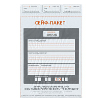 Сейф-пакеты полиэтиленовые (296х400+45 мм), до 500 листов формата А4, КОМПЛЕКТ 50 шт., индивидуальный номер фото Сейф-пакеты полиэтиленовые (296х400+45 мм), до 500 листов формата А4, КОМПЛЕКТ 50 шт., индивидуальный номер