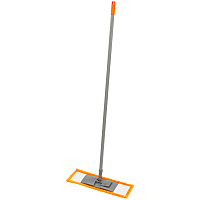 Швабра OfficeClean Professional, ручка 110см, пласт. флаун. 40см, насадка МОП микрофибра (карманы) фото Швабра OfficeClean Professional, ручка 110см, пласт. флаун. 40см, насадка МОП микрофибра (карманы)