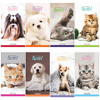 Блокнот А6 24л. на скрепке ArtSpace "Домашние любимцы. Микс фото Блокнот А6 24л. на скрепке ArtSpace "Домашние любимцы. Микс