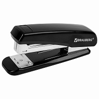 Степлер №24/6, 26/6 BRAUBERG "Classic", до 25 листов, черный, 222546 фото Степлер №24/6, 26/6 BRAUBERG "Classic", до 25 листов, черный, 222546