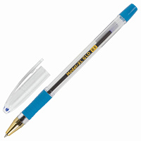 Ручка шариковая масляная с грипом BRAUBERG "Model-XL GLD", СИНЯЯ, узел 0,5 мм, линия письма 0,25 мм, 143245 фото Ручка шариковая масляная с грипом BRAUBERG "Model-XL GLD", СИНЯЯ, узел 0,5 мм, линия письма 0,25 мм, 143245