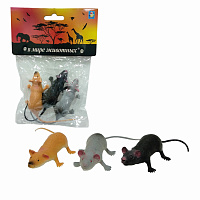 Игровой набор Фигурки животных "Крыски", 7 см, "В мире животных", 3 вида, 1TOY, Т10492 фото Игровой набор Фигурки животных "Крыски", 7 см, "В мире животных", 3 вида, 1TOY, Т10492