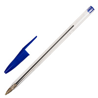 Ручка шариковая STAFF Basic Budget BP-02, письмо 500 м, СИНЯЯ, длина корпуса 13,5 см, линия письма 0,5 мм, 143758 фото Ручка шариковая STAFF Basic Budget BP-02, письмо 500 м, СИНЯЯ, длина корпуса 13,5 см, линия письма 0,5 мм, 143758