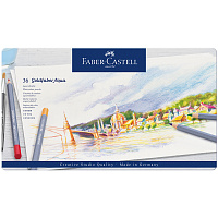 Карандаши акварельные Faber-Castell Goldfaber Aqua 36 цветов фото Карандаши акварельные Faber-Castell Goldfaber Aqua 36 цветов