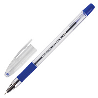 Ручка шариковая масляная с грипом BRAUBERG "Model-XL" ORIGINAL, СИНЯЯ, узел 0,7 мм, линия письма 0,35 мм, 143242 фото Ручка шариковая масляная с грипом BRAUBERG "Model-XL" ORIGINAL, СИНЯЯ, узел 0,7 мм, линия письма 0,35 мм, 143242