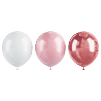 Воздушные шары, 25шт., М12/30см, MESHU "Rose