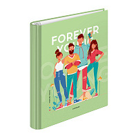 Тетрадь на кольцах А5, 120л., 7БЦ, ArtSpace "Стиль. Forever young", глянцевая ламинация фото Тетрадь на кольцах А5, 120л., 7БЦ, ArtSpace "Стиль. Forever young", глянцевая ламинация