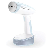 Отпариватель ручной TEFAL DT3041E1, 1300 Вт, пар 20 г/мин, резервуар 0.12 л, 1 режим, белый/голубой, 1830008776 фото Отпариватель ручной TEFAL DT3041E1, 1300 Вт, пар 20 г/мин, резервуар 0.12 л, 1 режим, белый/голубой, 1830008776