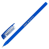 Ручка шариковая масляная STAFF Basic "OBP-320", СИНЯЯ, корпус голубой, узел 0,7 мм, линия письма 0,35 мм, 143023 фото Ручка шариковая масляная STAFF Basic "OBP-320", СИНЯЯ, корпус голубой, узел 0,7 мм, линия письма 0,35 мм, 143023