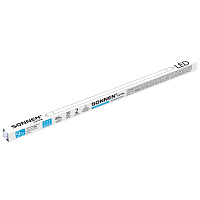 Лампа-трубка светодиодная SONNEN EXTRA, 9 (18) Вт, G13, 30000 ч, 60 см, холодный белый, LED T8-9W-6500-G13, 457938