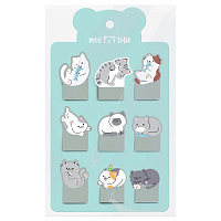 Флажки-закладки MESHU "Sweety kitty" пластиковые фигурные, 20л*12 дизайнов, европодвес фото Флажки-закладки MESHU "Sweety kitty" пластиковые фигурные, 20л*12 дизайнов, европодвес