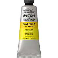 Краска акриловая художественная Winsor&Newton "Galeria", 60мл, туба, желтый лимон фото Краска акриловая художественная Winsor&Newton "Galeria", 60мл, туба, желтый лимон