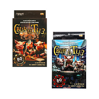 Игра настольная "Свин и туз", 80 карточек, АССОРТИ, Умные игры