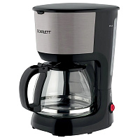 Кофеварка капельная SCARLETT SC-CM33011, 750 Вт, объем 1,25 л, подогрев, пластик, черный фото Кофеварка капельная SCARLETT SC-CM33011, 750 Вт, объем 1,25 л, подогрев, пластик, черный