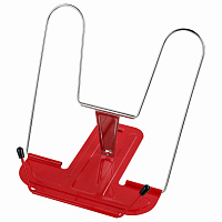 Подставка для книг и учебников BRAUBERG LINE+, металлическая, красная, европодвес, 238070 фото Подставка для книг и учебников BRAUBERG LINE+, металлическая, красная, европодвес, 238070