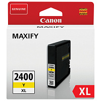 Картридж струйный CANON (PGI-2400XLY) iB4040/MB5040/MB5340, желтый, оригинальный, ресурс 1500 стр., 9276B001 фото Картридж струйный CANON (PGI-2400XLY) iB4040/MB5040/MB5340, желтый, оригинальный, ресурс 1500 стр., 9276B001