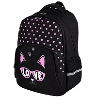 Рюкзак BRAUBERG SOFT, 2 отделения, 3 кармана, "Cool cat", СВЕТЯЩИЙСЯ, 40х31х15 см, 273118 фото Рюкзак BRAUBERG SOFT, 2 отделения, 3 кармана, "Cool cat", СВЕТЯЩИЙСЯ, 40х31х15 см, 273118