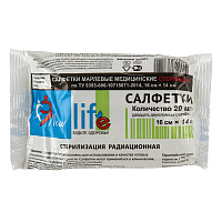 Салфетка марлевая стерильная NEW LIFE КОМПЛЕКТ 20 шт., 2 слоя, 16х14 см, плотность 36 (±2) г/м2, 121222 фото Салфетка марлевая стерильная NEW LIFE КОМПЛЕКТ 20 шт., 2 слоя, 16х14 см, плотность 36 (±2) г/м2, 121222