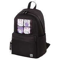 Рюкзак BRAUBERG FASHION CITY, универсальный, "Anime Cats", черный, 44х31х16 см, 229965 фото Рюкзак BRAUBERG FASHION CITY, универсальный, "Anime Cats", черный, 44х31х16 см, 229965