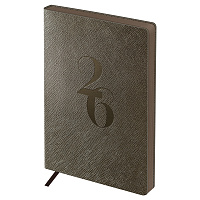 Ежедневник датированный 2026г., А6+, 176л., мягкий переплет, кожзам, BG "Shine. Dune", коричнево-зеленый, цветной срез фото Ежедневник датированный 2026г., А6+, 176л., мягкий переплет, кожзам, BG "Shine. Dune", коричнево-зеленый, цветной срез