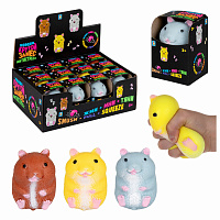 Игрушка-антистресс КРУТОЙ ЗАМЕС "Хомяк", 7,5х5,5 см, ассорти 3 цвета, 1TOY, Т24578 фото Игрушка-антистресс КРУТОЙ ЗАМЕС "Хомяк", 7,5х5,5 см, ассорти 3 цвета, 1TOY, Т24578