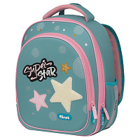 Ранец Forst F-Light "Super star" 36*27*15см, 2 отделения, 2 кармана, анатомическая спинка фото Ранец Forst F-Light "Super star" 36*27*15см, 2 отделения, 2 кармана, анатомическая спинка
