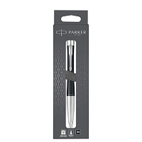 Ручка шариковая Parker "Urban Muted Black CT" черная, 1,0мм, поворотн., подарочная упаковка с европодвесом фото Ручка шариковая Parker "Urban Muted Black CT" черная, 1,0мм, поворотн., подарочная упаковка с европодвесом